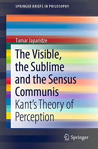 Buy The Visible, the Sublime and the Sensus Communis — BookShops.in