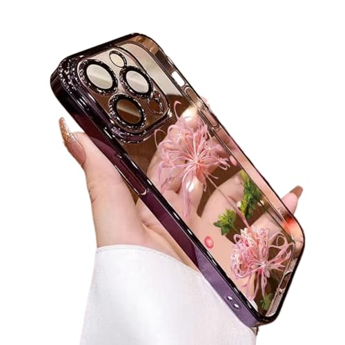 YUINJP iPhone16/15P[X ފ݉ bL͗l CX  I  GǍD P[X JYی X}zJo[ ACtHp IVANZT[ (iPhone16pro,sNp[v)