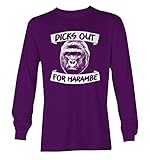 Long Sleeve Mens Dicks Out For Harambe T-shirt