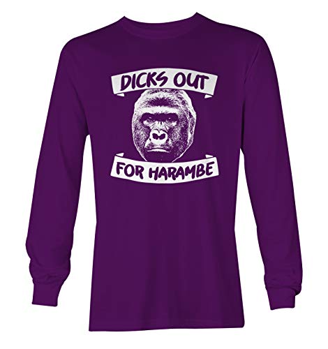 Dicks Out for Harambe - Gorilla RIP Meme Unisex Long Sleeve Shirt