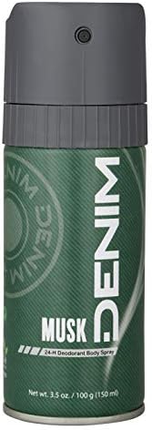 Denim body spray deodorant 12X150ml/5.07 (12X150ml/5.07oz, Musk)