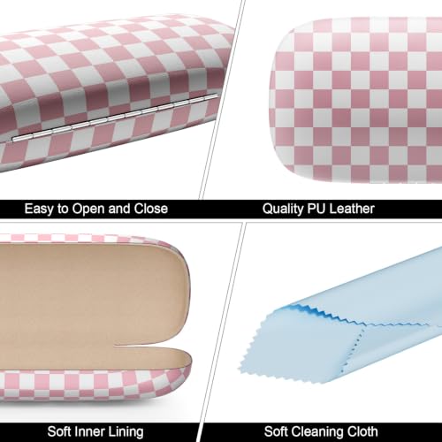 Image of Eyeglasses Case, Hard Shell Protective Case for Glasses, Unisex for Women Men