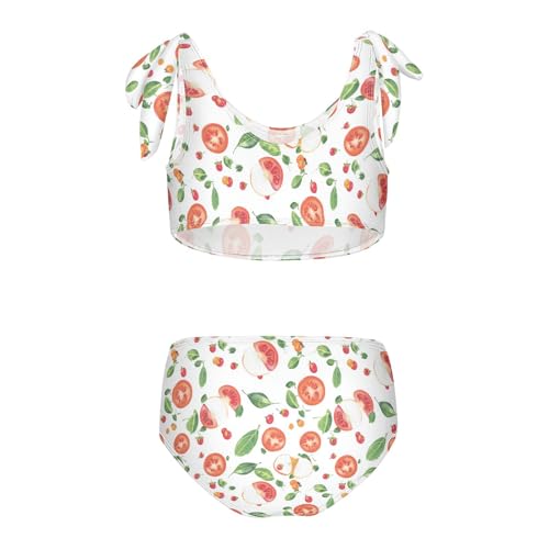 KLL Girls Swimsuits Bikini Set Cute Two Piecing Swimwear with Adjustable Strap2