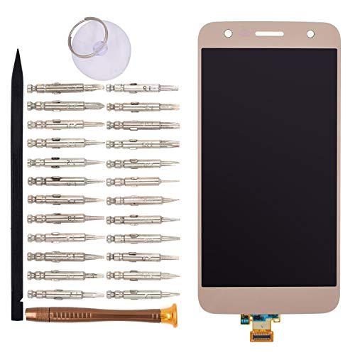 Image of LCD Display Screen Digitizer Replacement for LG X power2 K10 Power X500 X Charge M320G Golden