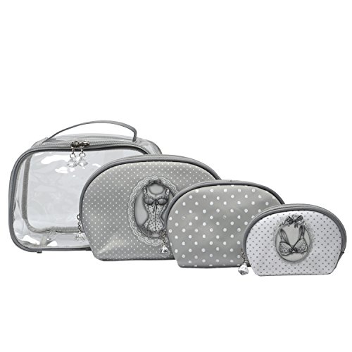 Trousse de toilette Mathilde M et 4 pochettes pour un rangement sans stress
