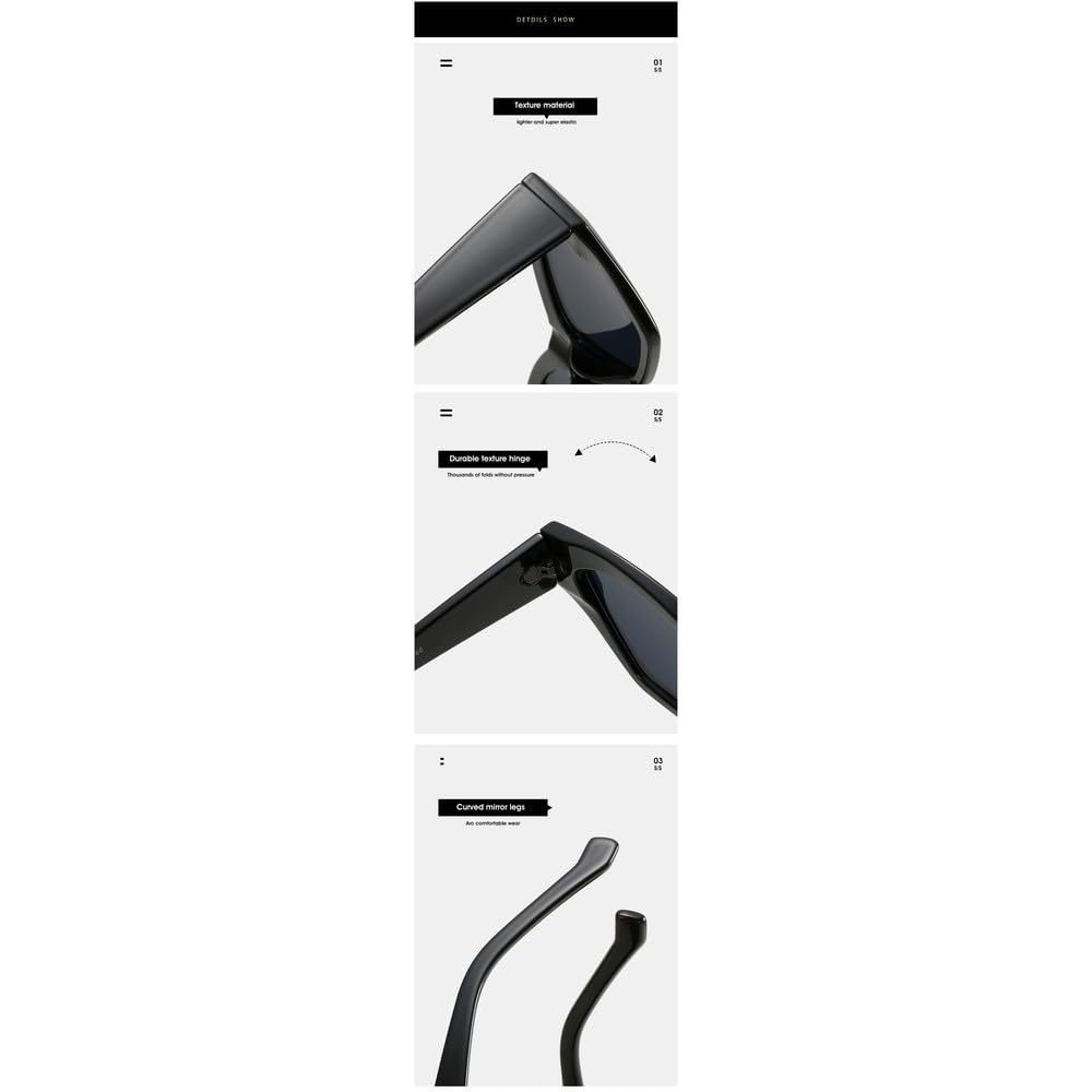 Occhiali da sole quadrati da uomo alla moda, con sfumature sfumate, UV400, stile retrò, con rivetti, occhiali da sole verdi di lusso da donna, per shopping, viaggi, spiaggia, feste, ciclismo