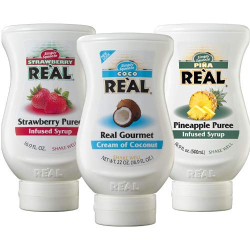 Real Taste Of Summer Variety Pack: Coco Real, Pina Real, And Strawberry Real (Pack Of 3, 16.9 Fl Oz Bottles) #TOP12