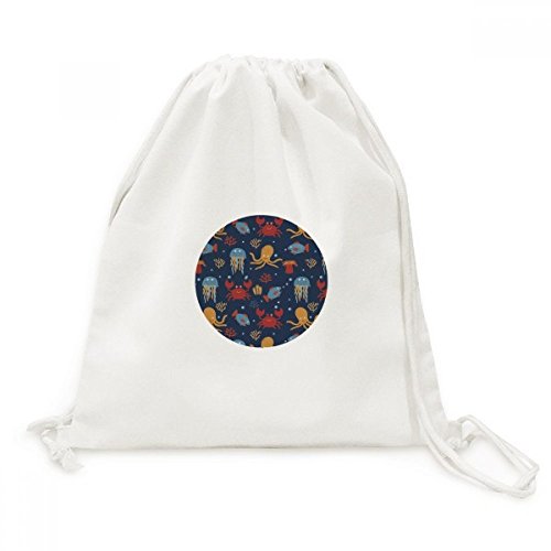 Sac de voyage en toile poulpe coloré aux finitions soignées