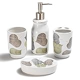 【Mehrzweckanwendungen】: Perfekt dimensioniert und wunderschön gestaltet, ideal für jedes Badezimmer. Die Haltbarkeit der Sets ist nicht nur auf den Heimgebrauch beschränkt, sondern eignet sich auch für Hotels, Resorts oder im Chalet.