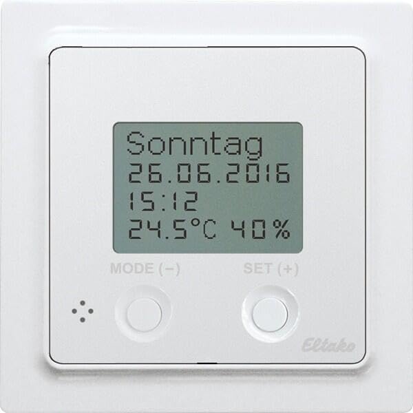 Capteur Eltako FUTH55ED/230V-wg horloge thermo-hygrostat encastrable