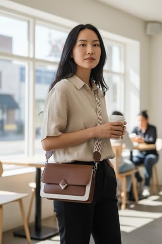 Image of YATEE Stylish Crossbody Sling Bag for women & Girls - Premium PU Leather Shoulder Purse with Adjustable Strap, Black Casual shoulder Bag for Office, Travel & Daily Use.