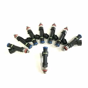 Set of 8 INAT 650cc Injectors 60lb EV1/EV6 for LS1 LS6 LT1 High Impedance E85 Compatible