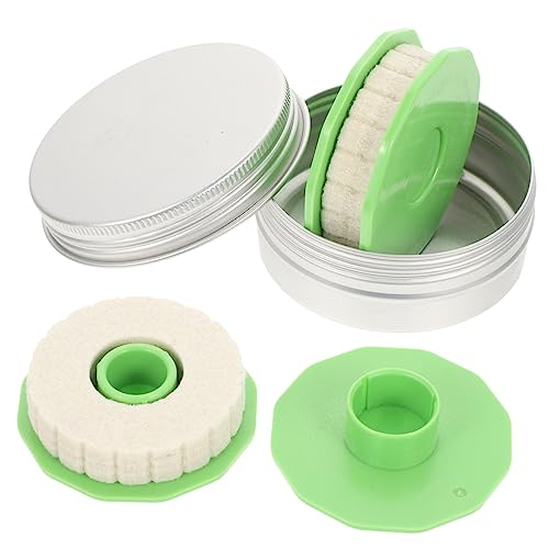 Happyyami 2pcs Bike Chain Tool Portable Roller Oiler for Mountain and Road Bikes Easy Operation Reusable Design Lightweight and Convenient