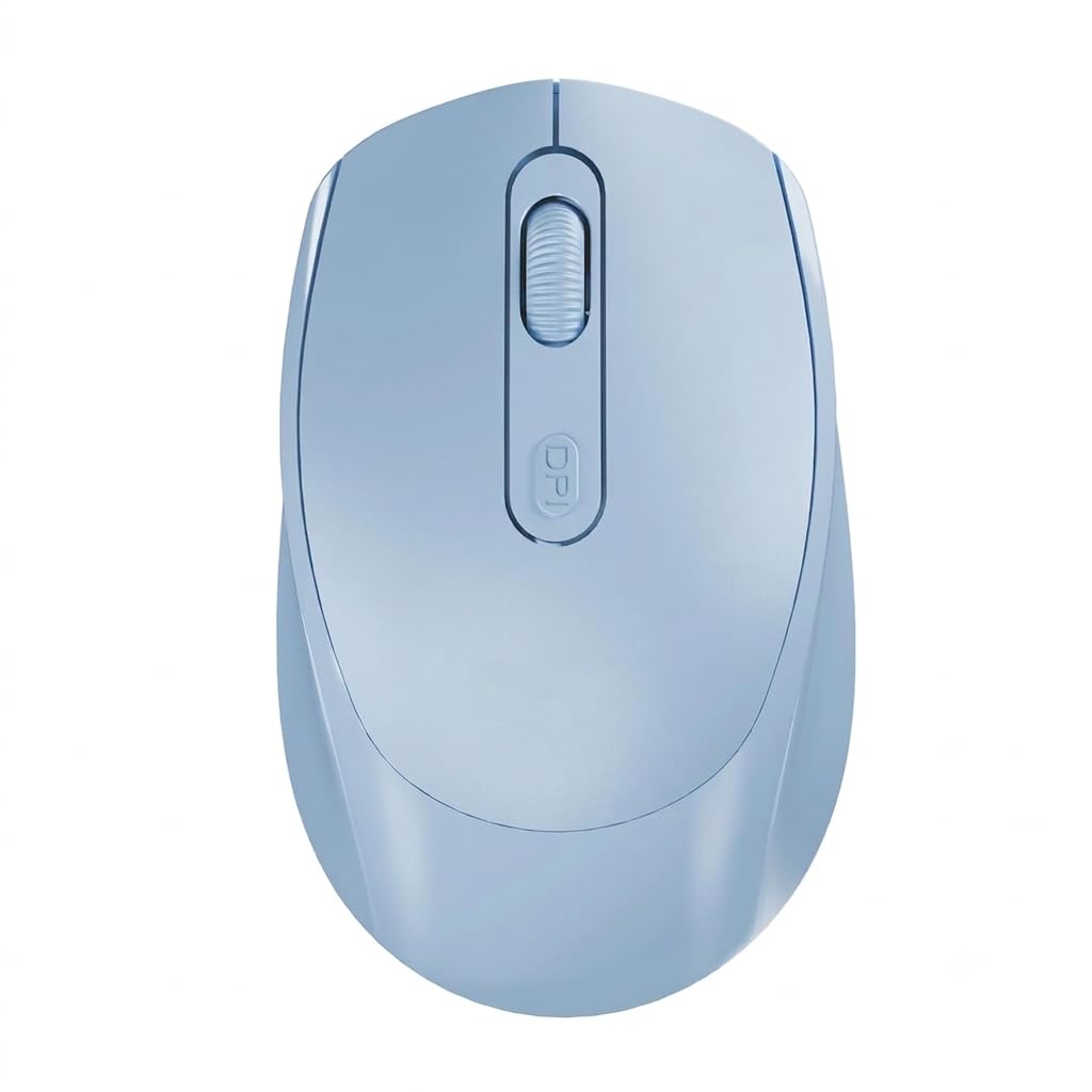 Flow Wireless Mouse Bluetooth & 2.4 GHz Dual Connectivity, 1600 DPI, Blue | Type-C Rechargeable, 4 Buttons, 50g Lightweight, Adjustable DPI, Ambidextrous Design-image-34