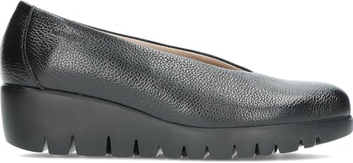 Ballerines Wonders Merveilles Nature C33100 en cuir noir de taille 40 pour femme