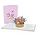 Lovepop Flower Basket Pop Up Card, Card for Mom, Card for Wife, 3D Card, Flower Card, Spring Card, Greeting Card, Thank You Card, Appreciation Card