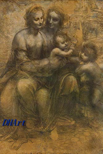 DHArt - Puzzle grande de 1000 piezas Leonardo da Vinci Virgen Niño Santa Ana Divertidos Puzzles para adultos, niños, familia Cover