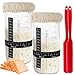 LDXDRU Set di 2 pezzi per lievito naturale, 1000 ml, vetro per fermentazione con spatola, termometro, nastro adesivo, kit di partenza, vetro per fermentazione per pane immagine