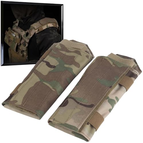 Coussinets d'épaule tactiques de chasse WLXW confort gilet porte-plaques SPC