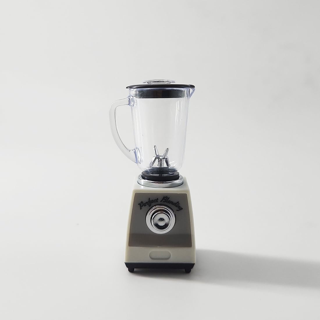 Miniature Set 1:12 Scale Models Dollhouse Accessory Coffee Pots Blenders Oven Rice Cooker Waffle Machine Miniature Dollhouse Kitchen Accessories (Blender(Ivory))