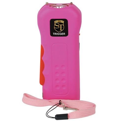 Safety Technology 18 Million Volt Rechargeable Trigger Stun Gun (Pink) #TOP11