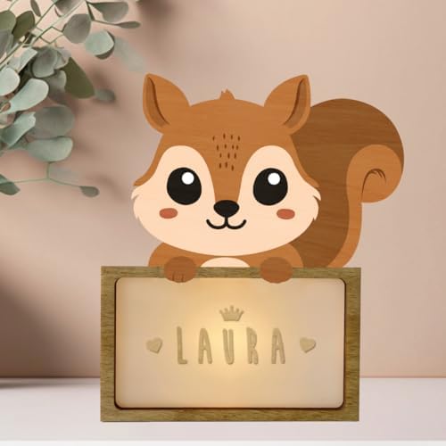 WONDEE Vintiun Original Personalized Gifts for Babies, Personalized Baby Lamp Squirrel Remover – Original Newborn Baby Gifts Girl and Boy (Includes USB C Cable) WONDEE Vintiun Original Personalized Gifts for Babies, Personalized Baby Lamp Squirrel Remover – Original Newborn Baby Gifts Girl and Boy (Includes USB C Cable)