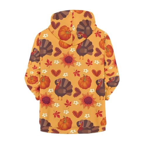 Image of Coloranimal Unisex Girls Boys Long Sleeve Casual Hoodies & Sweatshirts Tops Kids Zip Up Jacket Coat Age 6-16 Year
