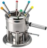Hoffritz Stainless Steel Fondue Set With 6 Forks