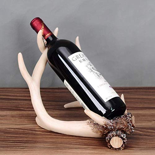 Soporte para botellas de vino simple de resina miniatura 3