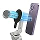 CloudValley Magnetische Basis Telefonhalter, entworfen für DJI OM Mobile OM 7P/7/6/5/4/4 SE Smartphone Gimbal Stabilisator Klemme, für DJI OM Magsafe Zubehör, Schwarz Metallisch