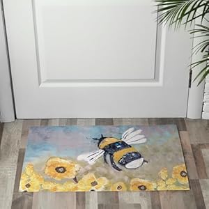 Primitives by Kathy Bumblebee Rug Primitives by Kathy Bumblebee Rug