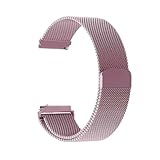 Adatto For Samsung Galaxy 6, 5, 4 Classic, For Amazfit Bip 5/Bip3 Pro/Balance E For Cinturino Milanese Loop Watch(Pink gold 7,20MM watch band)
