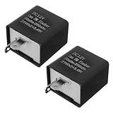 Large compatibilité véhicules : Compatible avec les feux LED et halogènes, le clignotant Centrale Clignotante 12v s'adapte à de nombreuses marques de motos, scooters et véhicules électriques, remplaçant directement les clignotants d'origine.