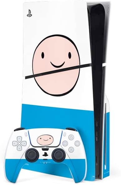 Skinit Decal Gaming Skin Compatible with PS5 Slim Disk Bundle - Officially Licensed Adult Swim Adventure Time Jake The Dog Design