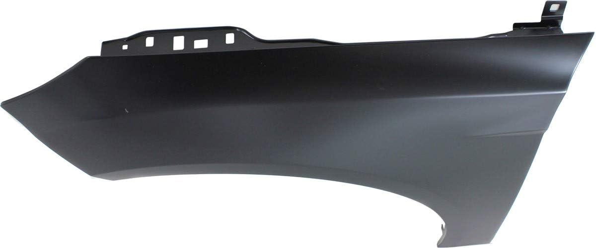 Evan Fischer Front Fender Compatible With 2012-2018 Ford Focus Primed Steel Driver Side