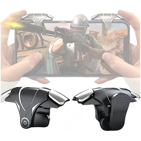 Mobile Game Controller with Mechanical Triggers Cover