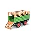 JoyKip Remote Control Tractor and Trailer Set RC Kids Tractor Toy Front Loader Farm Truck Toddler Farm Toys with Lights and Sound, Metal Cab, 8 Wheels RC Toys Boys Gift for 3 4 5 6 7 8 Years Old