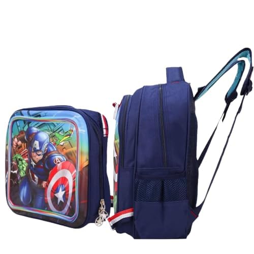 Image of Prancing Unicorn Children's Schoolbags Primary School Girls Boys Students Cartoon Unicorn Backpack Double Shoulder Bag For Girls Kids 6-7-8-9-10-12 Years Old Water-Resistant