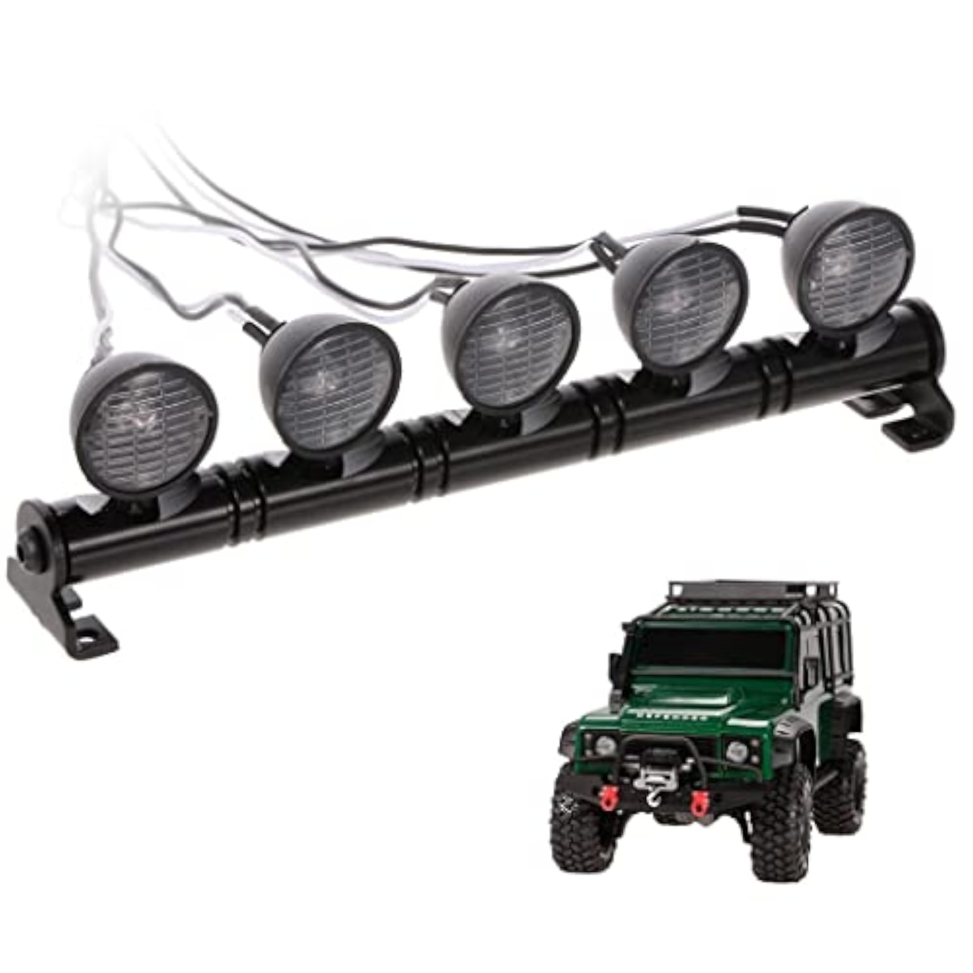 1:10 RC Car White 5 LED Light Bar for HSP Redcat