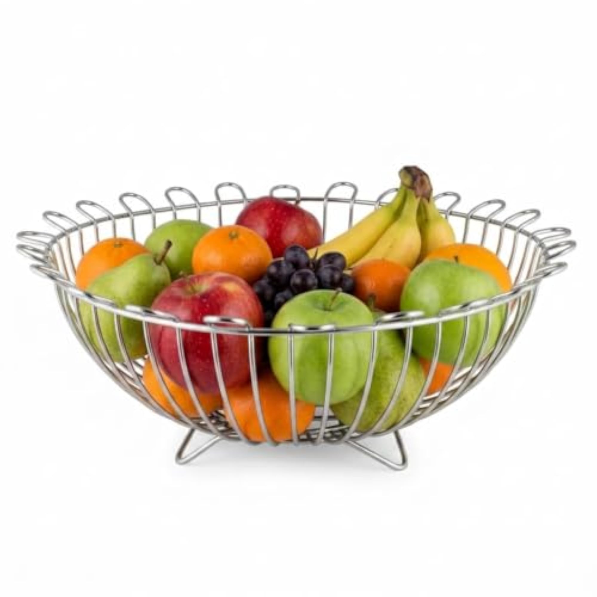 Sun Design Decorative Fruit Storage Basket, Multipurpose Organizer