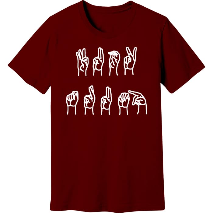 F*ck Trump Sign Language T-Shirt, Subtle Anti Trump Shirt, ASL Fuck Trump Tee, Resist Anti-MAGA Shirt, Activist Feminist Tee Multi4