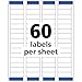 Avery 5155 Easy Peel Mailing Address Labels, Laser, 2/3 x 1 3/4, White, 6000/Pack