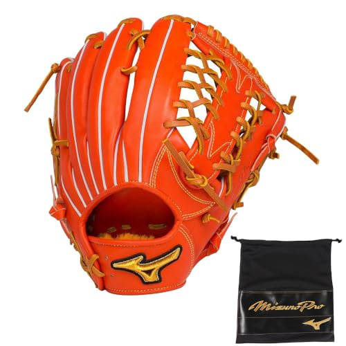 ミズノ MIZUNO 硬式用 ミズノプロ限定皮革 外野手用 グラブ袋付 BSS限定 野球 一般 軟式 グローブ グラブ 限定 22AW(1AJGH27107) 1枚目