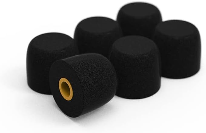 Isolate Replacement Memory Foam Tips - Medium 3 pairs