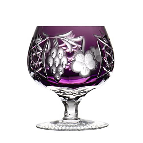 Ajka Marsala Verre à cognac améthyste Violet 286 g