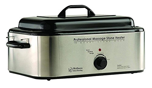 Nrg Professional Hot Stone Heater With Analog Control, 18 Quarts - Stone Warmer Unit For Hot Stone Massage Therapy - Easy To Use Dial Temperature Control - Warms Up Quickly - Professional Grade #TOP3