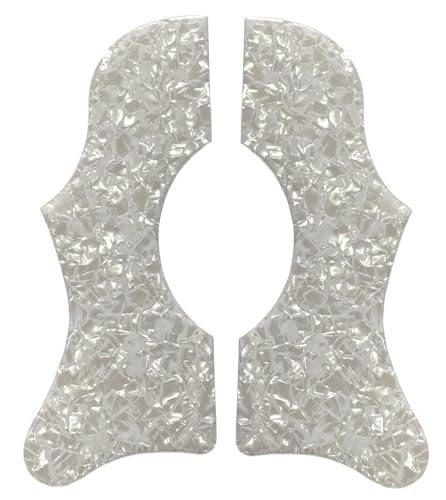 �G���L�M�^�[�s�b�N�K�[�h For Gibson J45 &J50 Crystal Acoustic Folk Guitar Self Adhensive Pickguard Style (�z���C�g�p�[��)