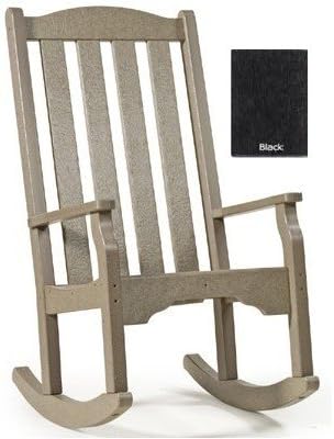 Casual Living Rockers - Classic Quest Style High Back Rocking Chair - Black