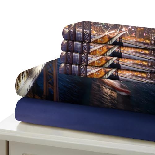 Housse de couette microfibre hypoallergique 135x200cm effet 3D - 7