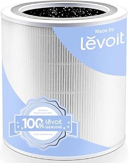 Levoit Core 400S-P Air Purifier Genuine Replacement Filter, AHAM VERIFIDE, Supports HEPA Sleep Mode, High-Efficiency Activated Carbon, Removes Smoke, Odors, Allergens, Core 400S-RF, 1 Pack